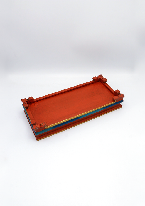 Handcrafted Buddhist Ritual Tibetan Tray
