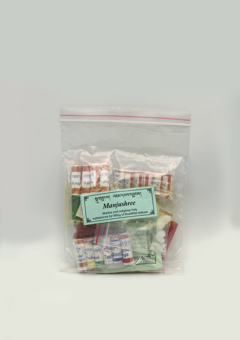 Mantra and religious holy substances for filling of Buddhist statues- 6"