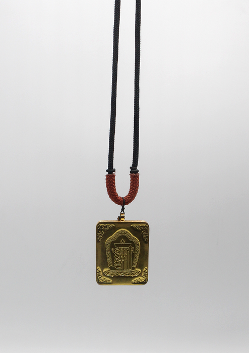 Shakyamuni Mini Thangka Amulet Pendant