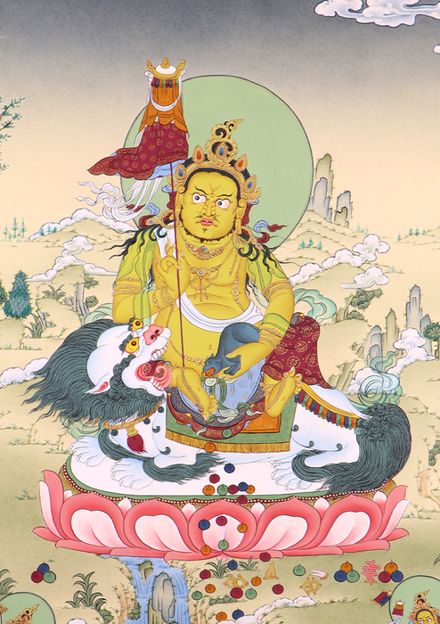 King of Zambhala Namshe Thangka Painting (Meditation Series)