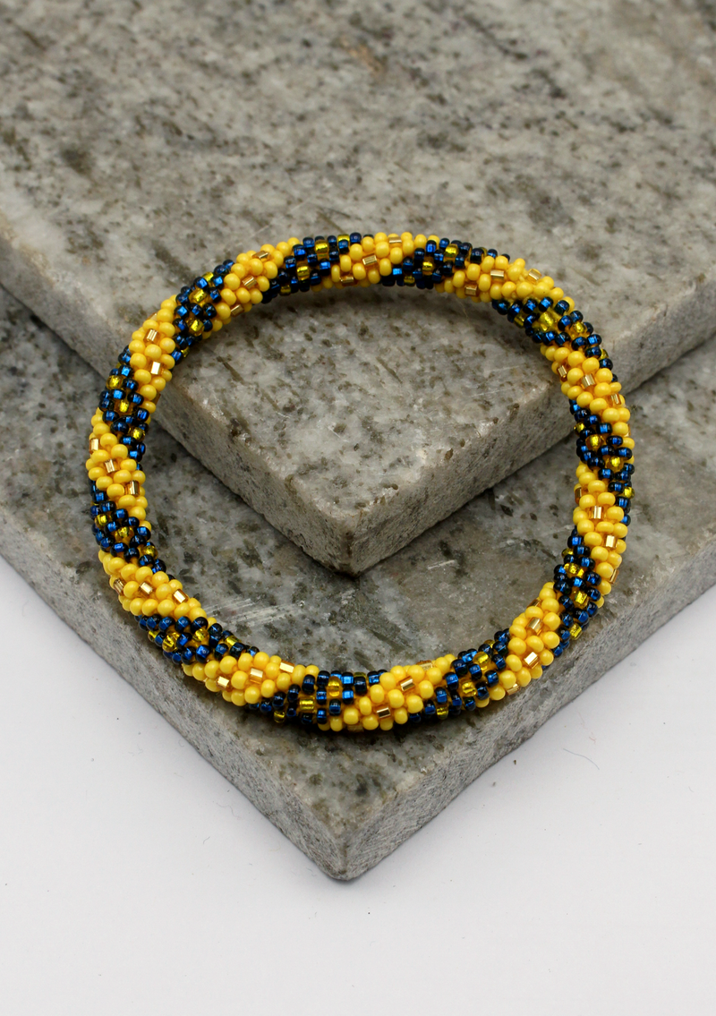 Borussia Dortmund  Roll on Beads Nepalese Bracelet