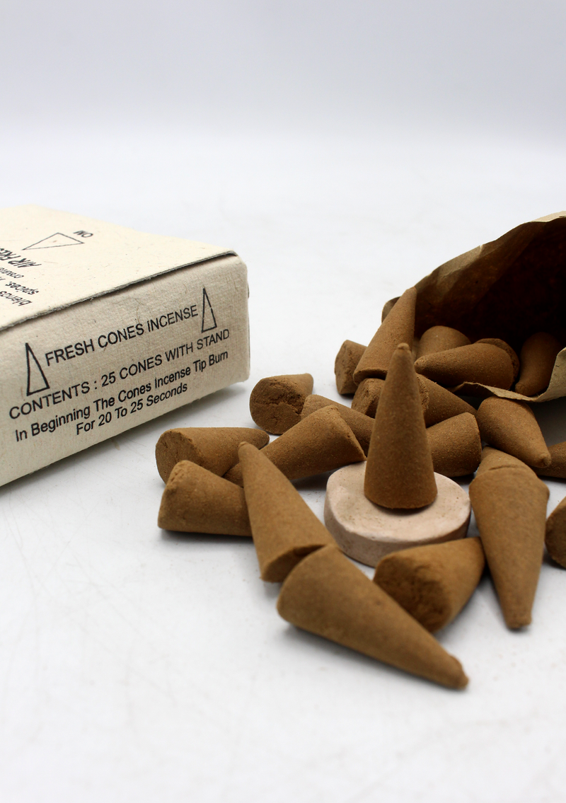 OM Tibetan Natural Cone Incense