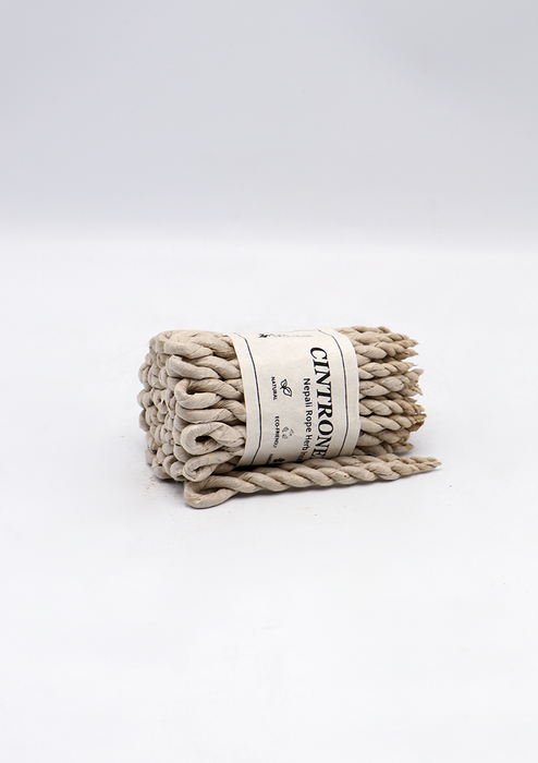 Handcrafted Artisanal Cintronella Nepali Rope Herb Incense
