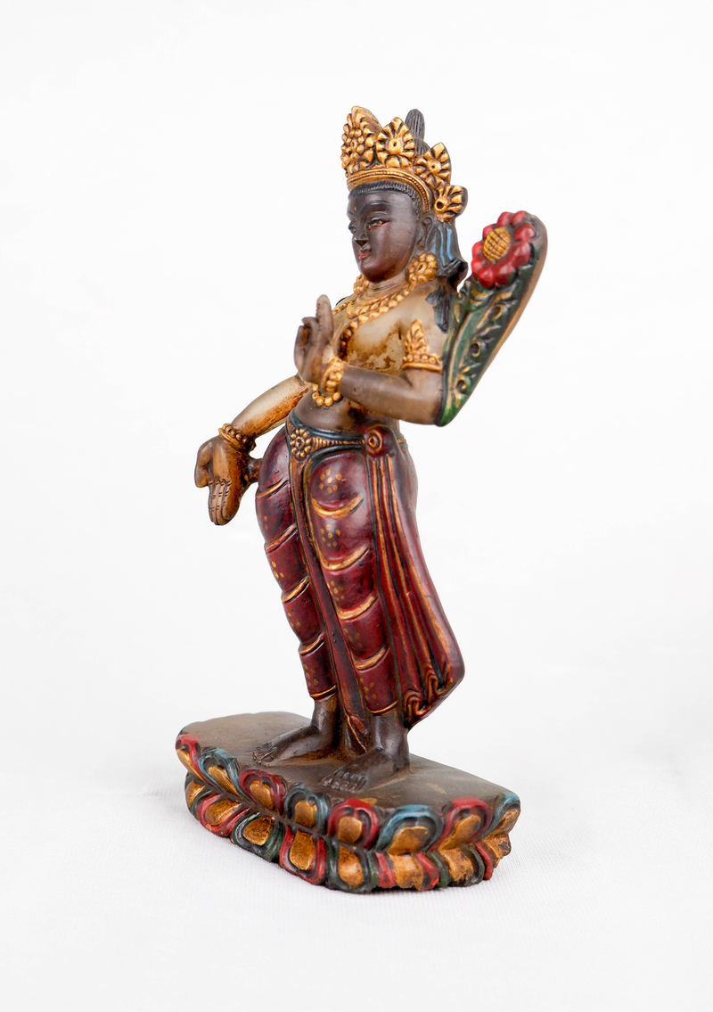 Standing Masterpiece Crystal Tara Statue
