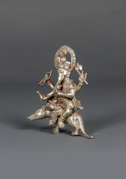 Sterling Silver 925 Ganesha Statue 9 cm H