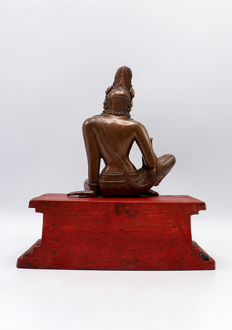 Mastercraft Copper Bodhisattva Avalokiteshvara Newar Art Statue