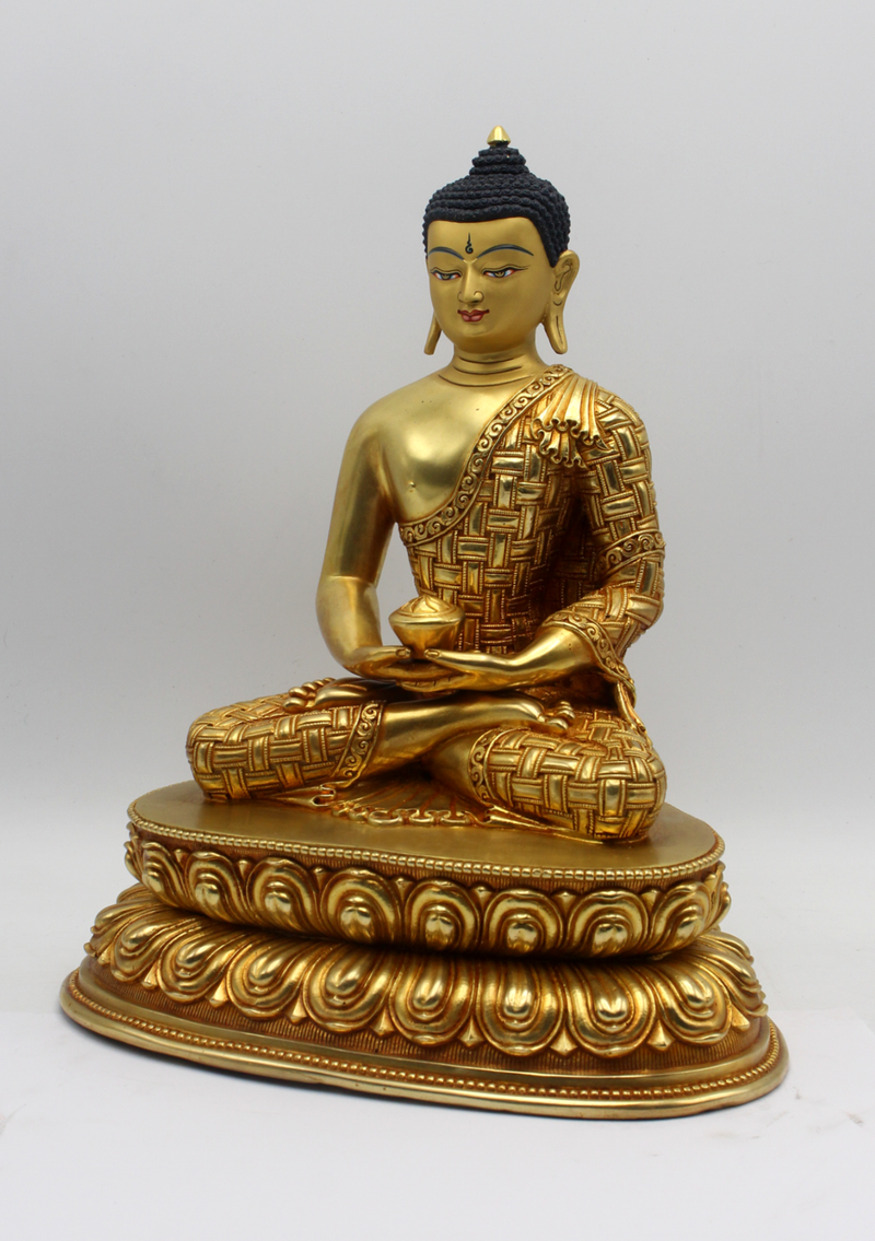 Masterpiece 24 K Gold Amitabha Buddha Statue