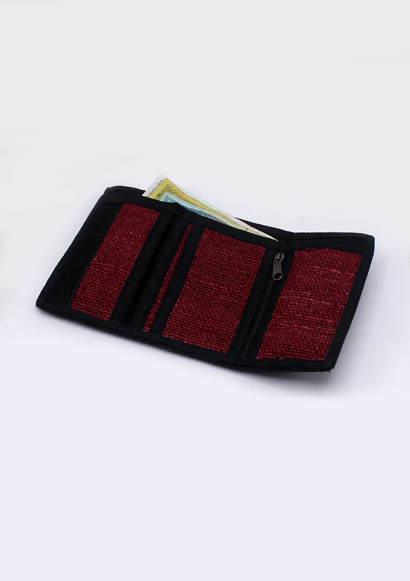 Tri Fold Hemp Wallets