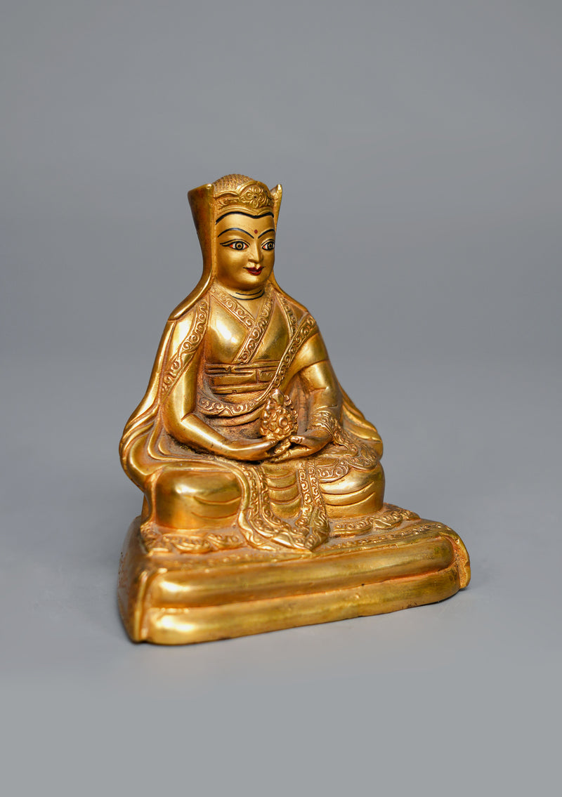 24K Gold-Plated Kagyu Lineage Masters Statue Collection