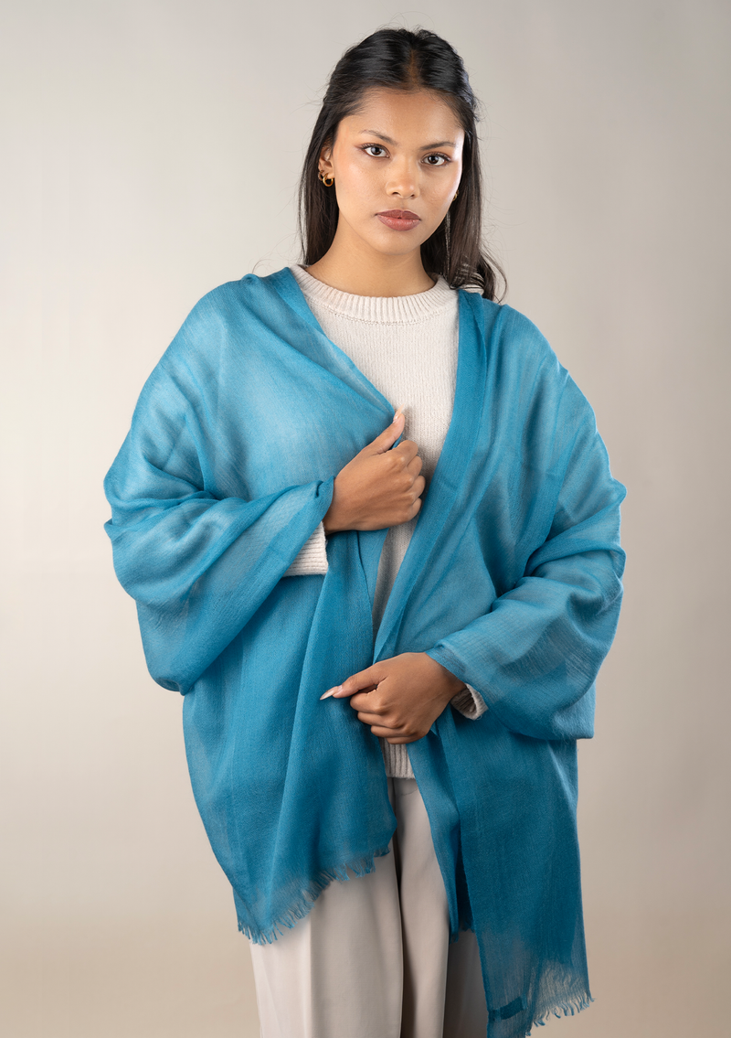Premium 100% Cashmere Pashmina Shawl – Alexandrite