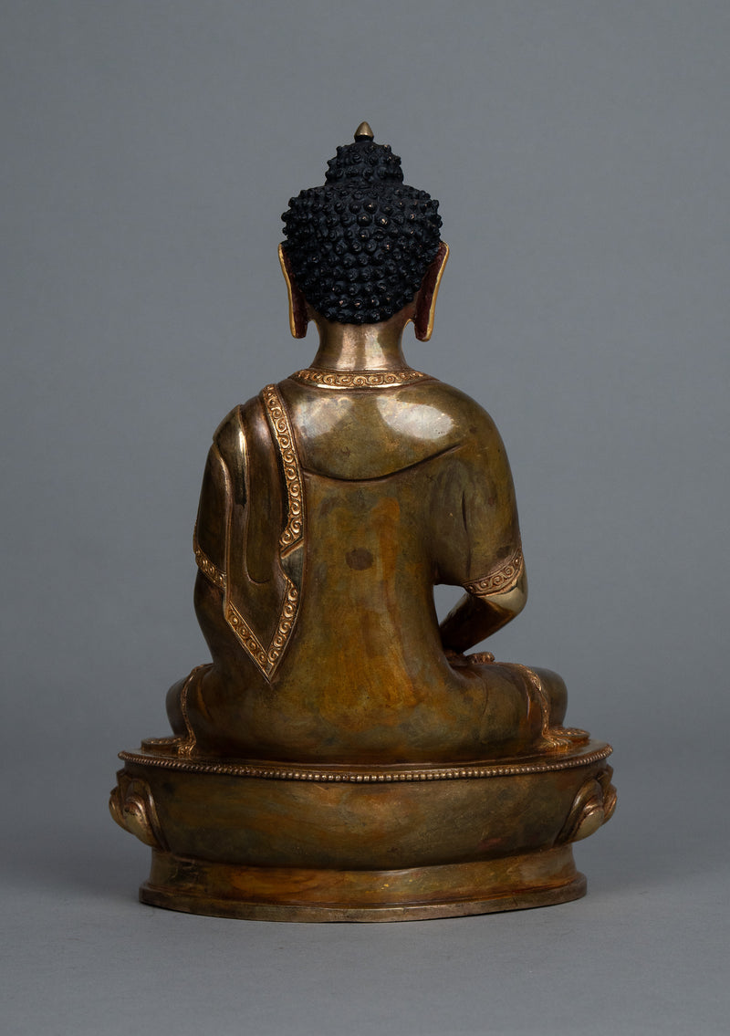 Shakyamuni Buddha Statue Back View