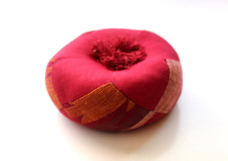 Fair Trade Maroon Singing Bowl Cushion/Pillow-Three Sizes Available