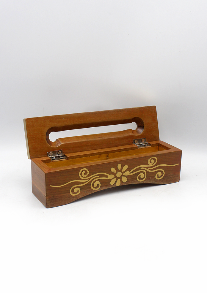 Handcrafted Natural Wooden Tibetan Incense Burner