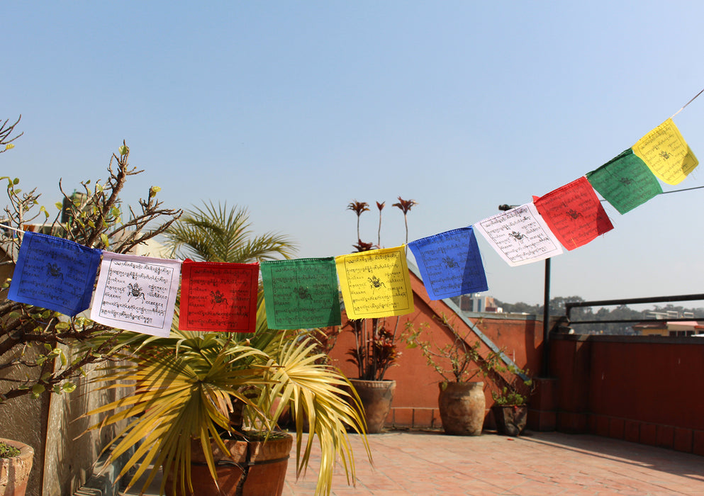 Mini Windhorse Prayer Flags Set