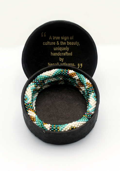 Gaurishankar Roll on Beads Bracelet Gift Set of 3 in Eco-Friendly Jewelry Box