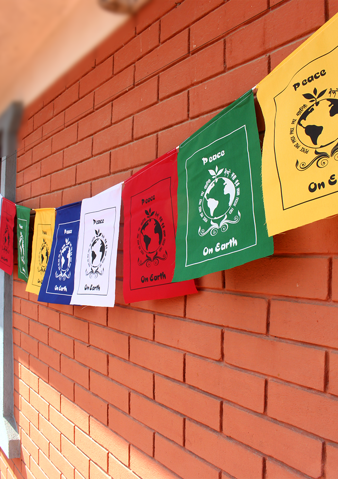 Peace on Earth English Prayer Flags