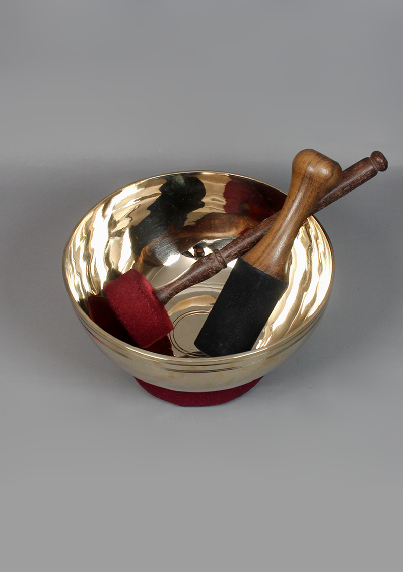 Classic Tibetan Meditation Singing Bowl 9.5"