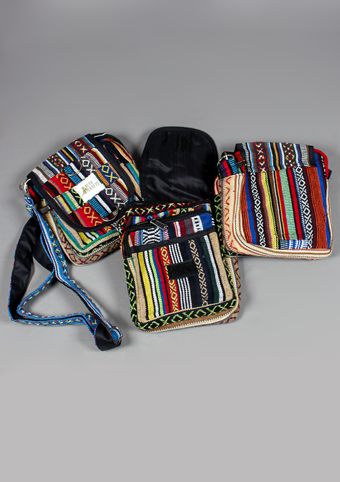 Cotton Travel Passport Cross body bag