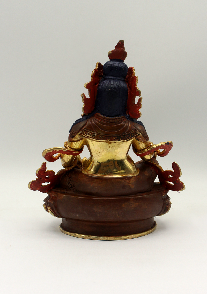 Jambhala God of Wealth  2K Gold  Statue 6"H