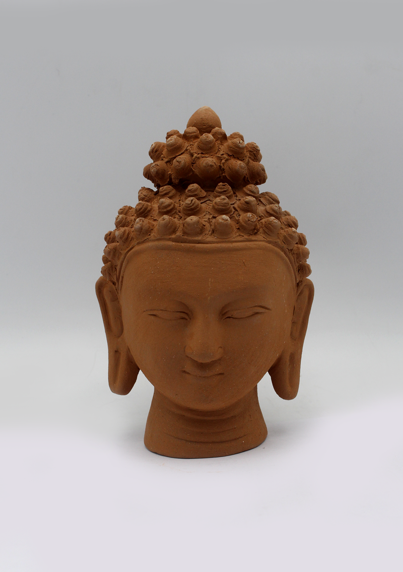 HandCrafted  Ceramic Buddha Head