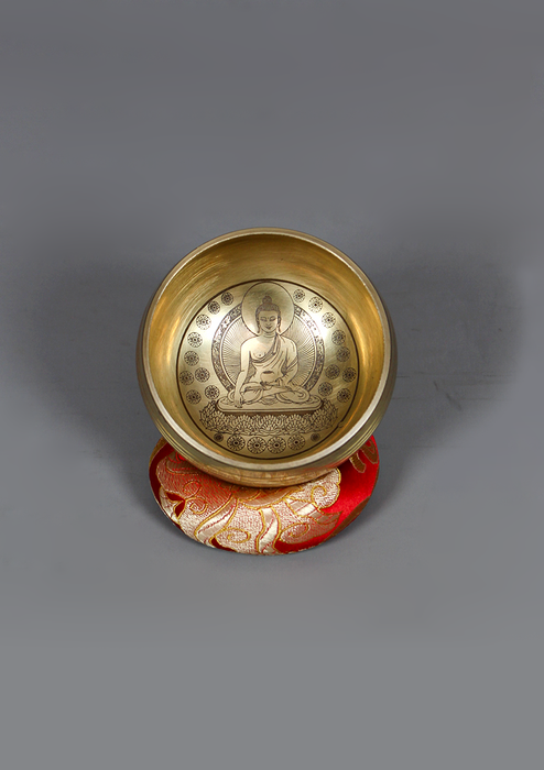 Shakyamuni Buddha Singing Bowl 3" D
