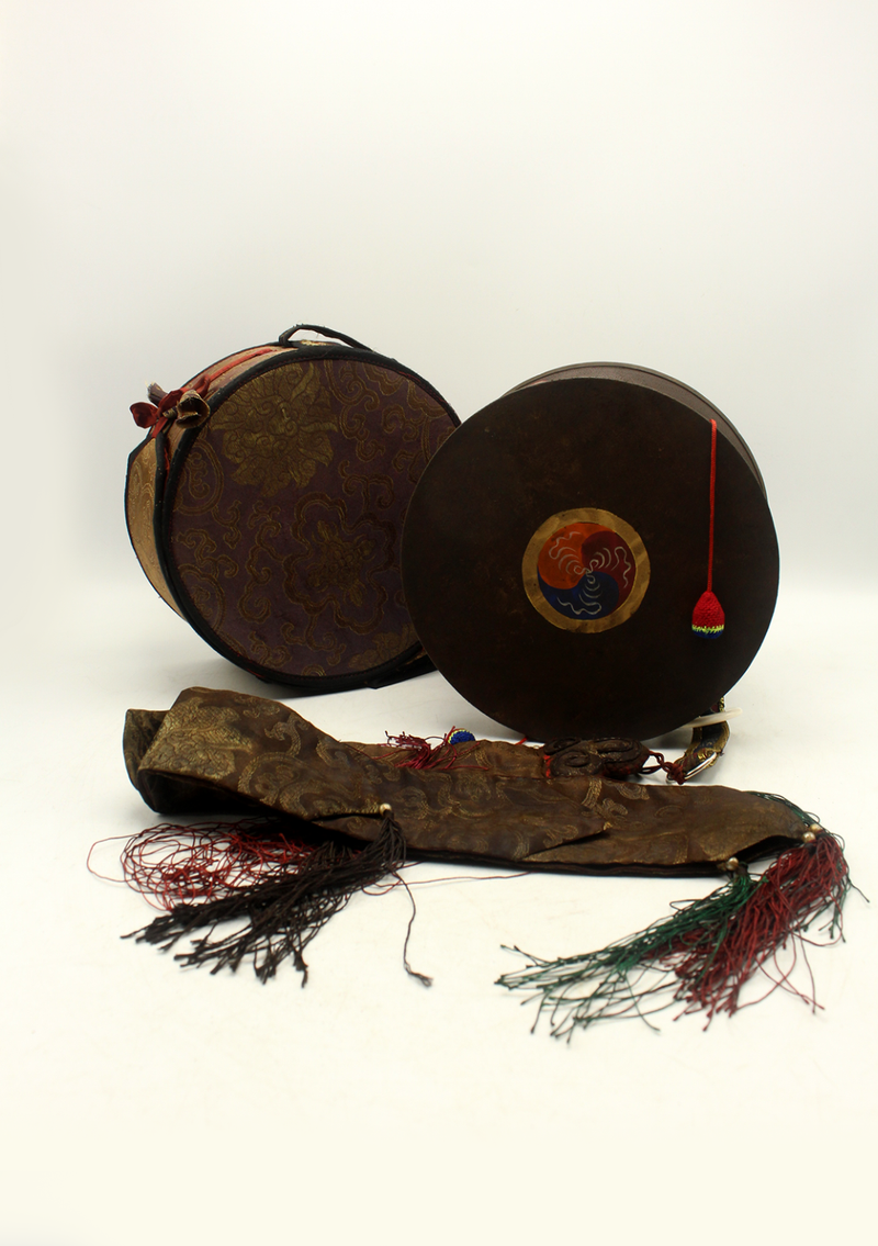 Exclusive Tibetan Antique Chod Drum Damaru