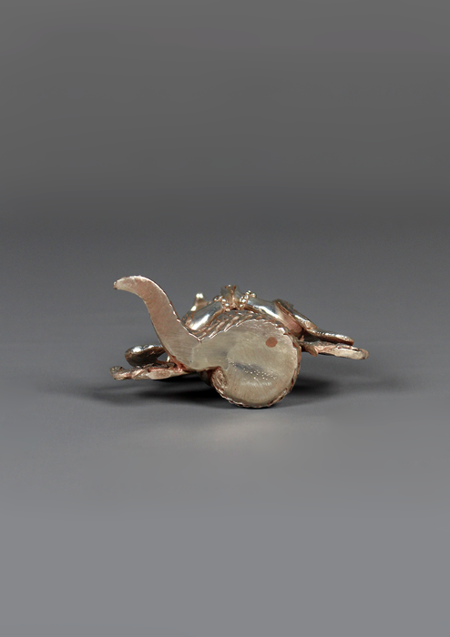 Sterling Silver 925 Nag Kanya Statue 9 cm