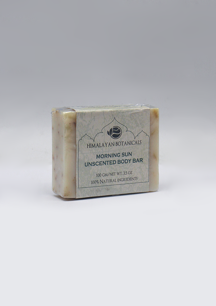 Himalayan Botanicals Morning Sun Unscented Body Bar Soap