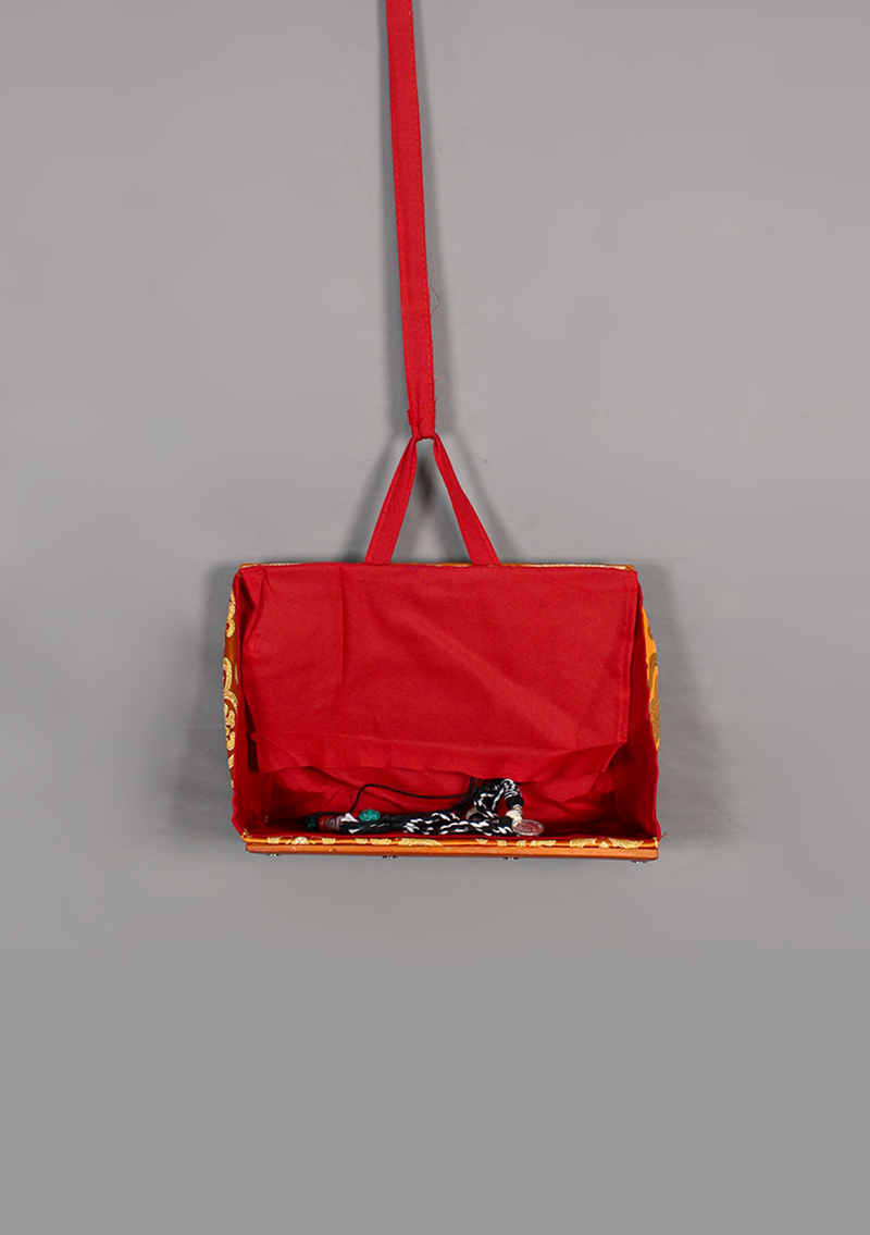 Handmade Brocade Ritual Wall Hanging Rack