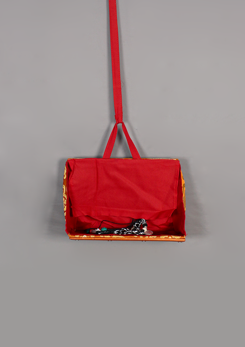 Handmade Brocade Ritual Wall Hanging Rack