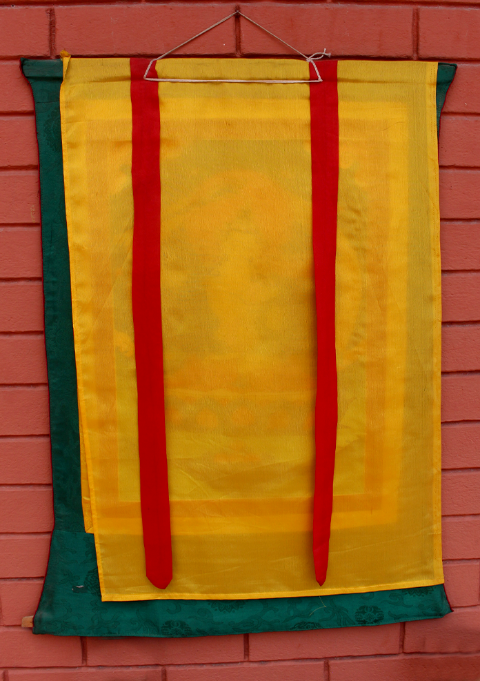 Manjushri Wall Hanging Banner with Brocade STOCK CLEARANCE SALE