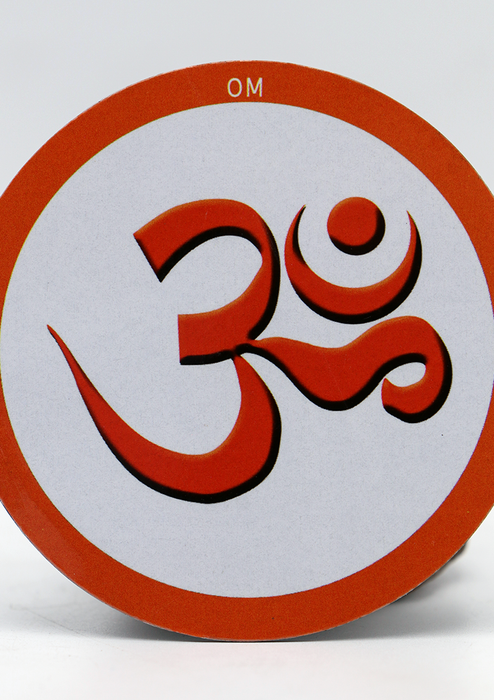 OM Round Fridge Magnet