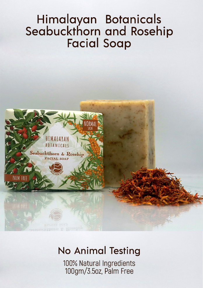 Himalayan Botanicals Seabuckthorn and Rosehip Facial Herbal Soap