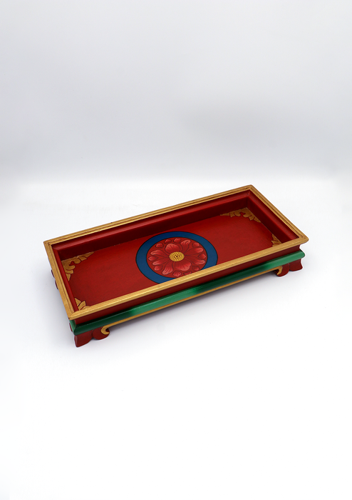 Handcrafted Buddhist Ritual Tibetan Tray