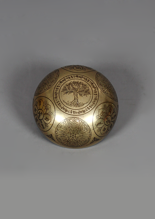 Vairochana Buddha Singing Bowl 4" D