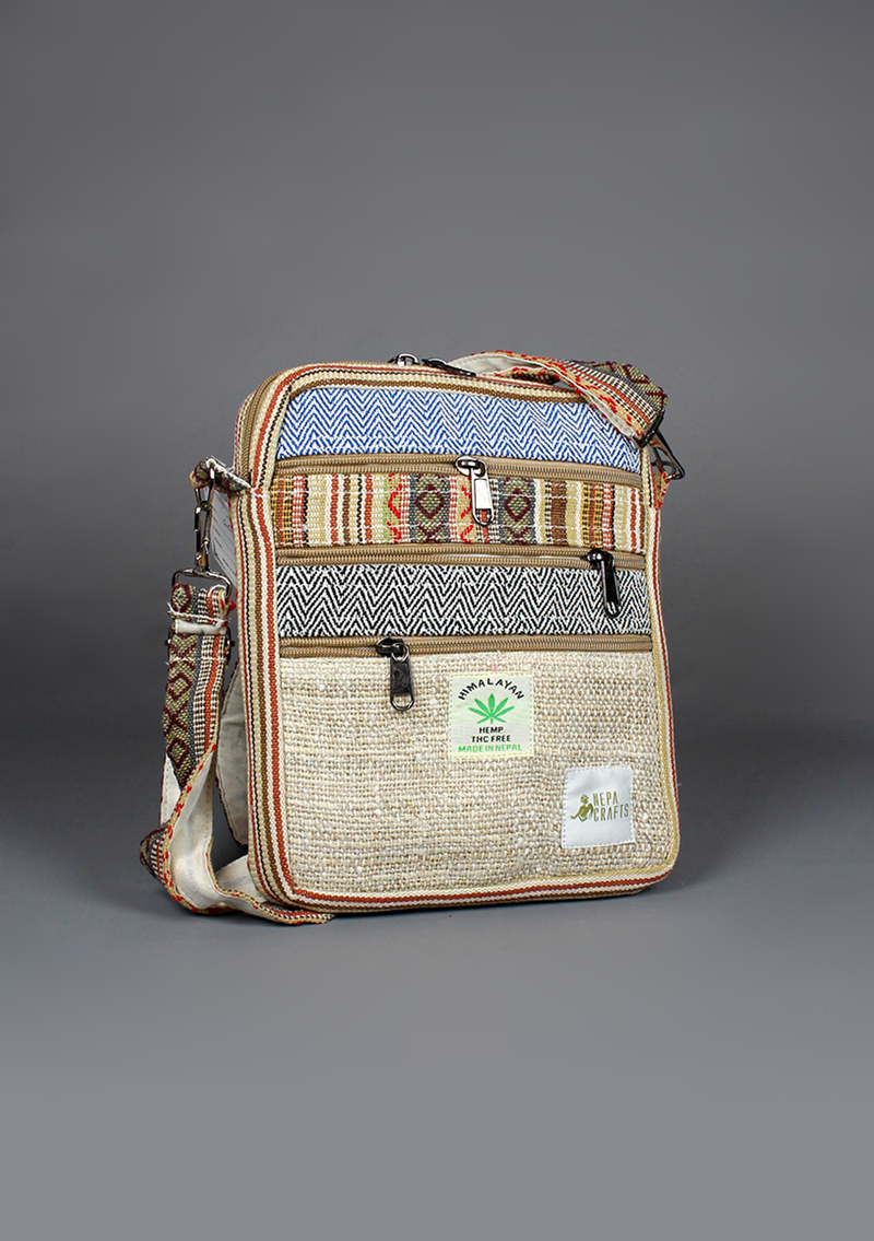 Hemp  Travel Passport Cross-Body Bag