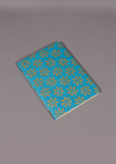 Flowers Printed Lokta Paper Journal