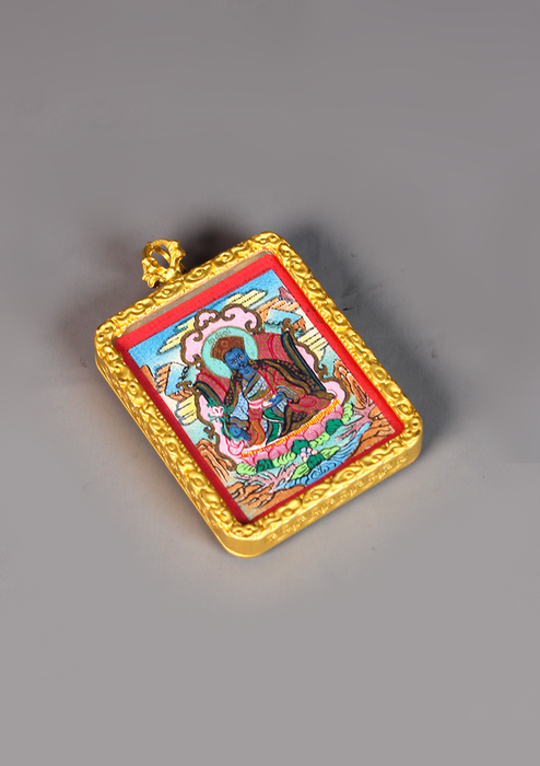 Guru Rinpoche Thangka Amulet Pendant