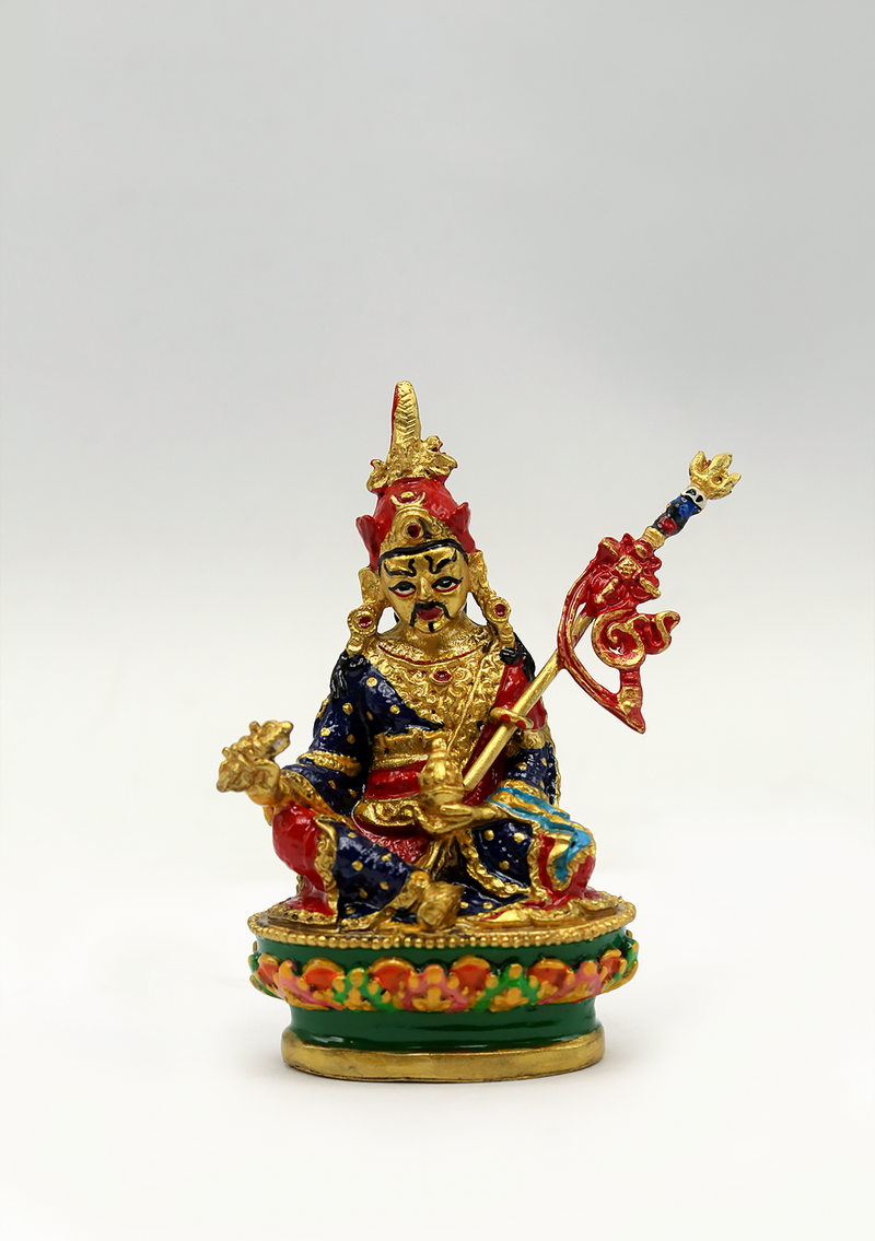 Guru  Padmasambhava  Mini  Statue 2.8" H