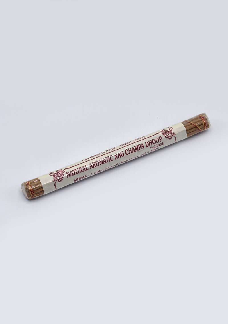 Set of 5 Natural Aromatic Incense Sticks with Wooden Holder