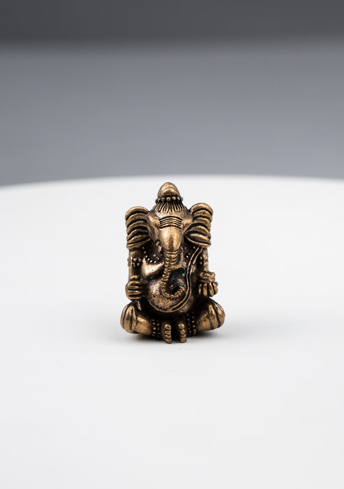 Brass Mini Hindu God Statues 1"