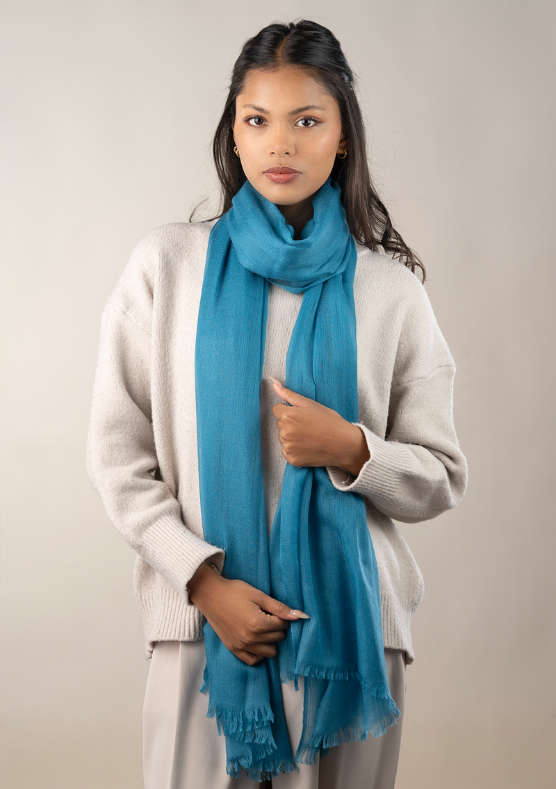 Premium 100% Cashmere Pashmina Shawl – Alexandrite