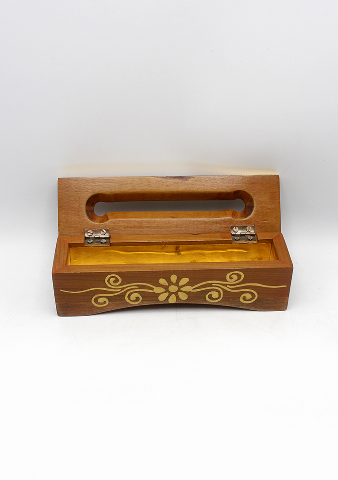 Handcrafted Natural Wooden Tibetan Incense Burner