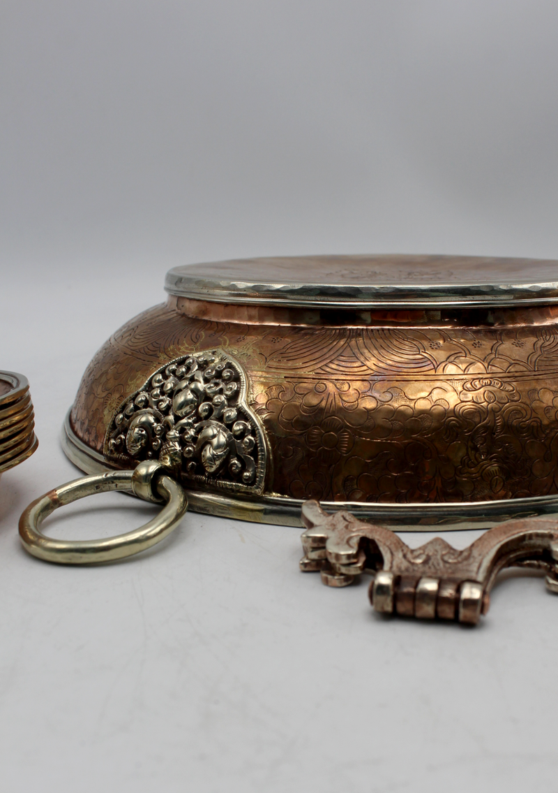 High Quality Jambala Water Offering Copper Set (Chutor)