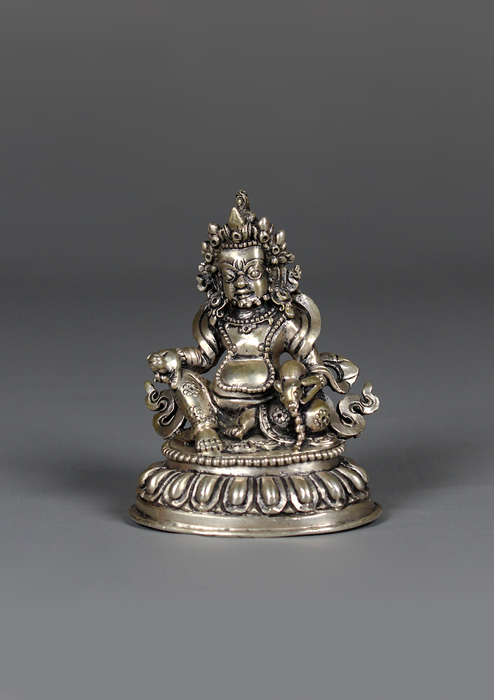 Sterling Silver 925  Jambhala  Dzambala Statue 6.5 cm H