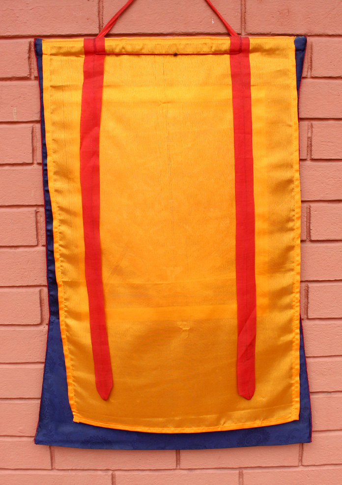 Wheel of Life Wall Hanging Banner with Brocade STOCK CLERANCE SALE