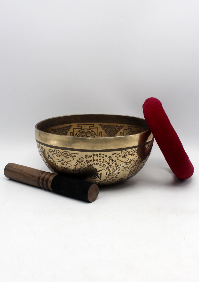 Avalokiteshvara Bodhisattva Singing Bowl 8"