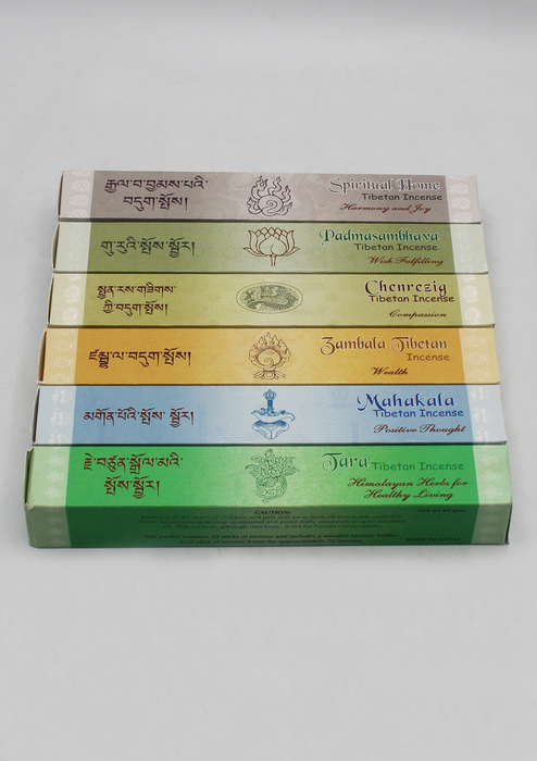 Tibetan Buddhist Incense Collection- Set of 6