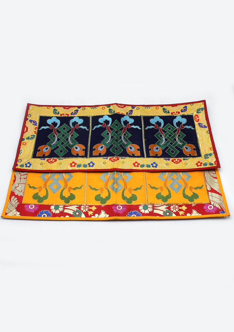 Eternal Knot Altar Cloth with Brocade