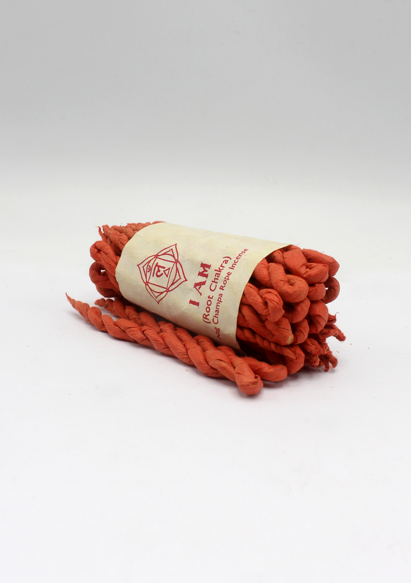 Root Chakra Muladhara Nag Champa Red Rope Incense
